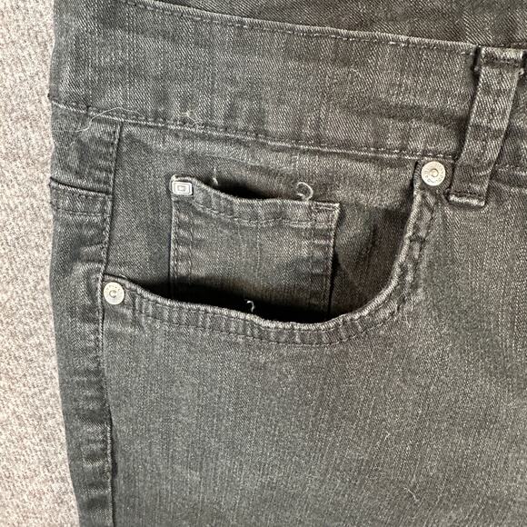 Bandolino Women's 16 Black Straight Leg Denim Jeans - Picture 3 of 10